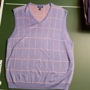 2 Paul Frederick 70% Silk Sweater Vests